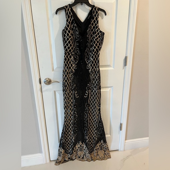 COPY - Banjul dress, body suit under with see through portions - Picture 1 of 8